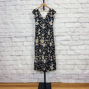 Smith & Quinn Rainie Black Floral Tiered Dress